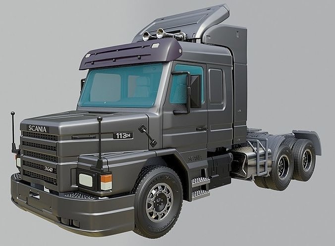 SCANIA 113H TOP LINE TRUCKED 3D print model 2