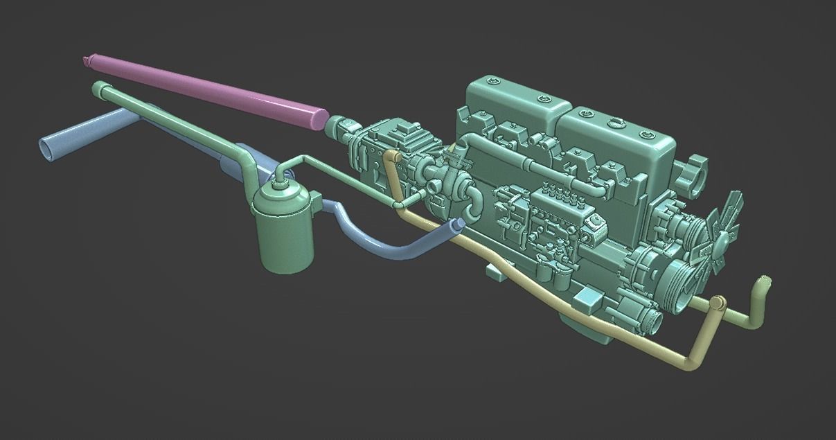 SCANIA 113H TOP LINE TRUCKED 3D print model_10