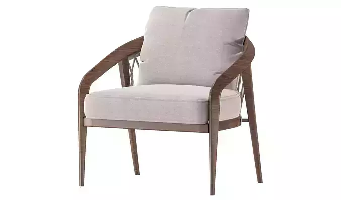 sette garden rako armchair 3D model