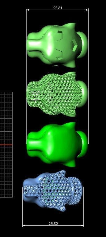 PANTHER BRACELETS 3D print model_7