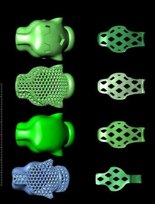 PANTHER BRACELETS 3D print model_8