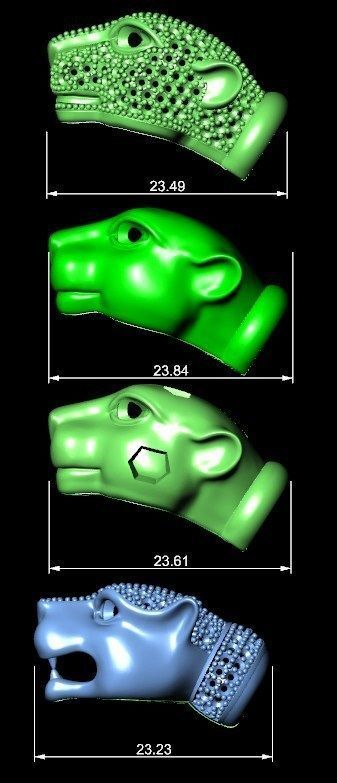 PANTHER BRACELETS 3D print model_6