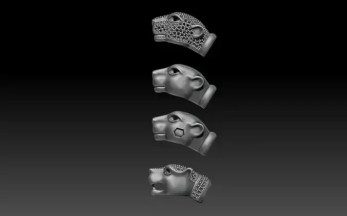 PANTHER BRACELETS 3D print model