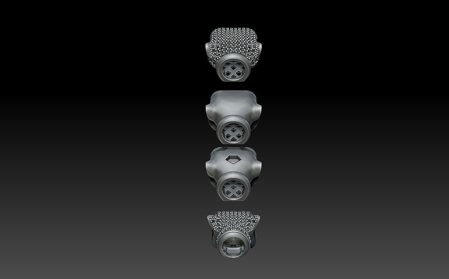 PANTHER BRACELETS 3D print model_5