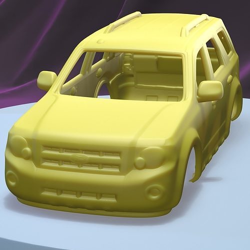 FORD ESCAPE 2015 printable car body 3D model 3D printable CGTrader