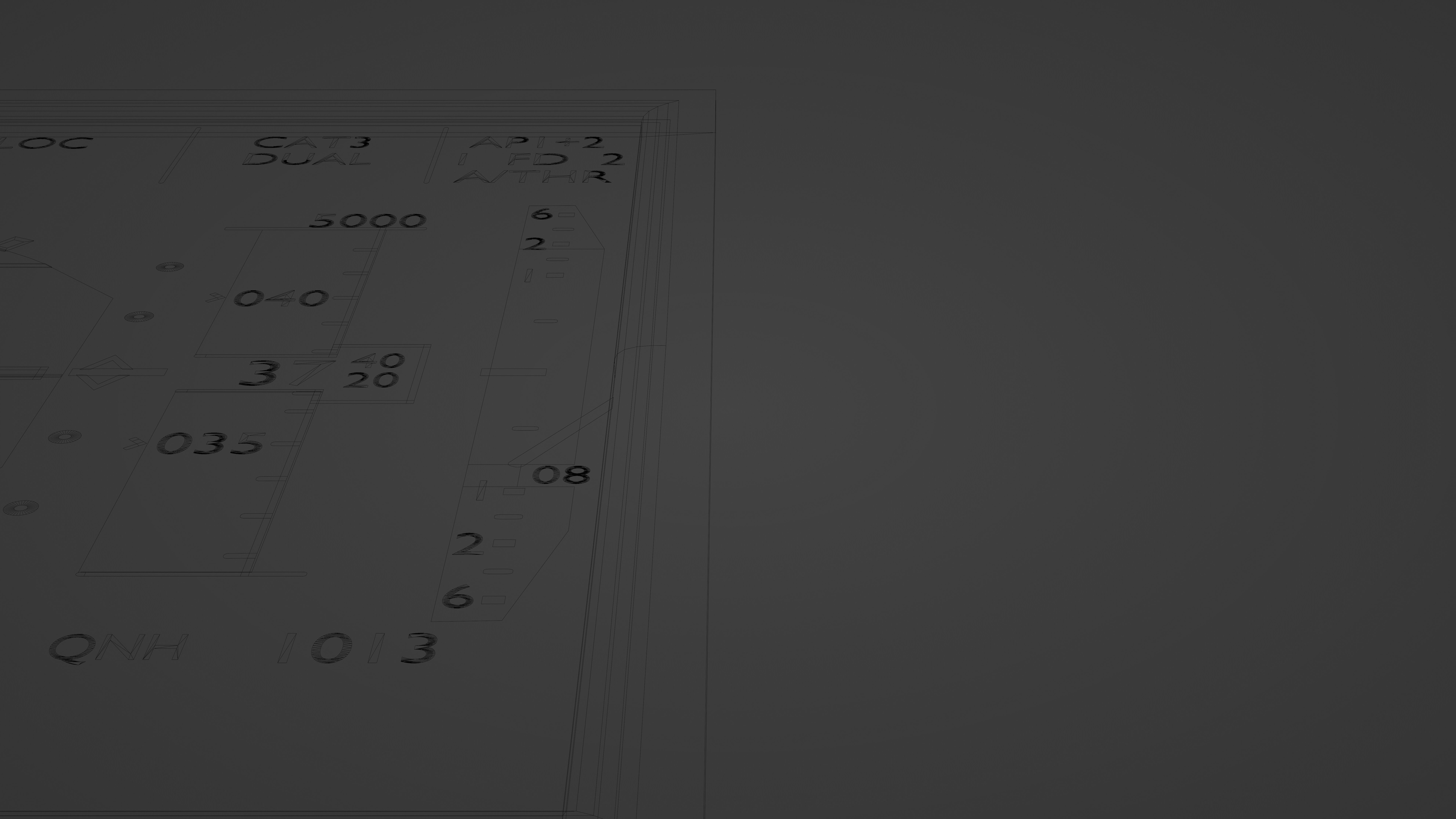 primary flight display 3D Model 3D model_12