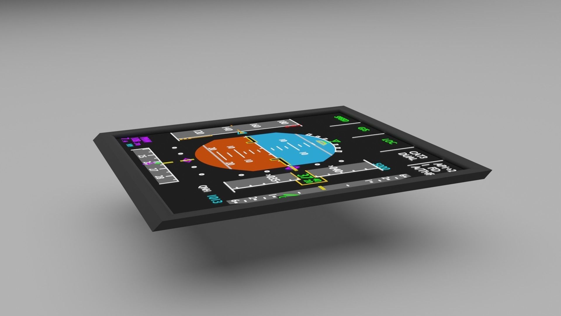 primary flight display 3D Model 3D model_1