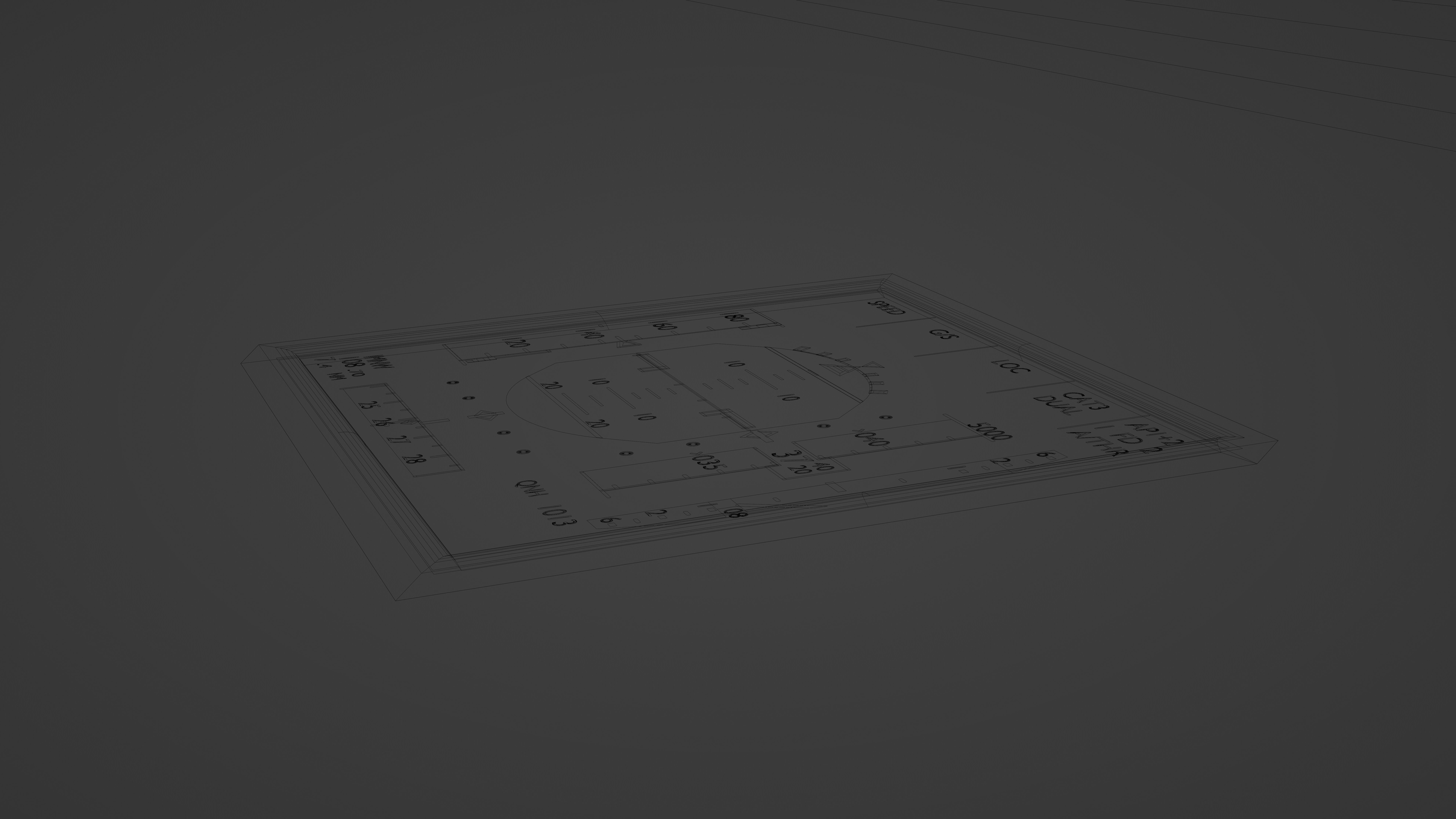 primary flight display 3D Model 3D model_8