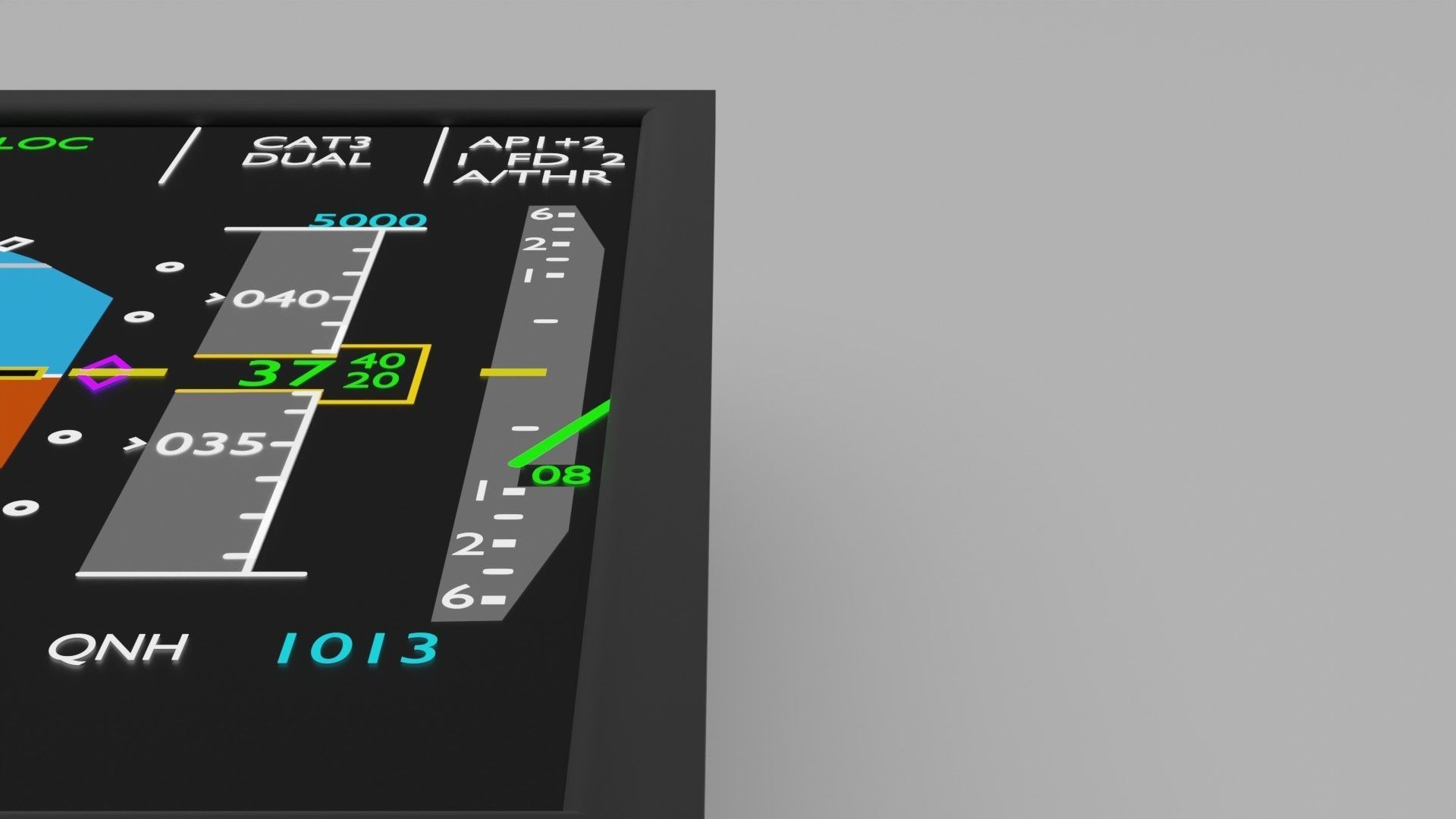 primary flight display 3D Model 3D model_6