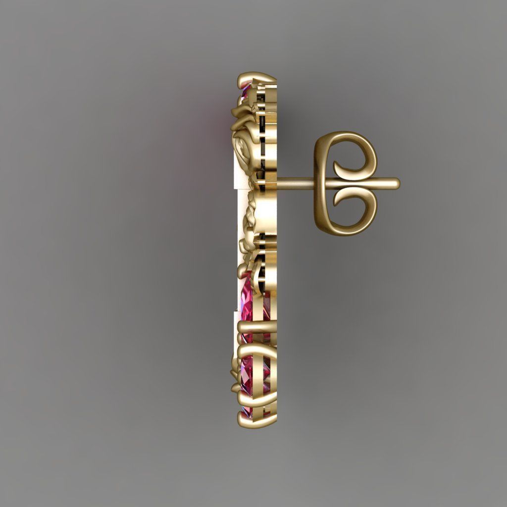 Icono de Longinos Earring 3D Print Model 3D print model_4