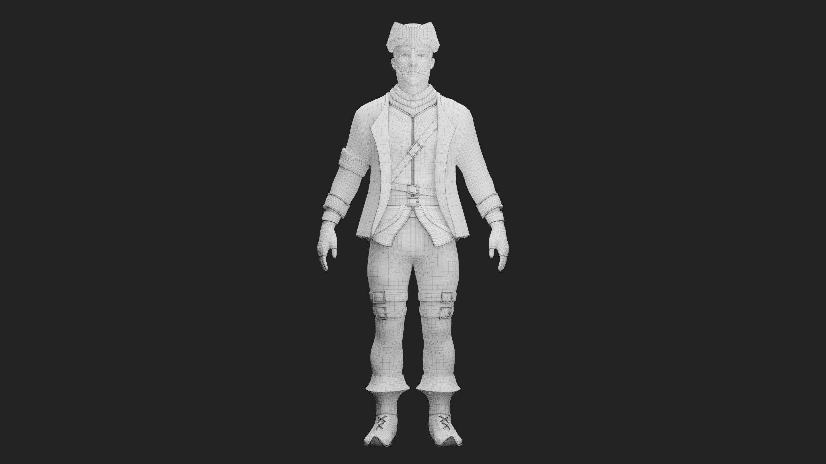 Pirate 3D Model 3D print model_8