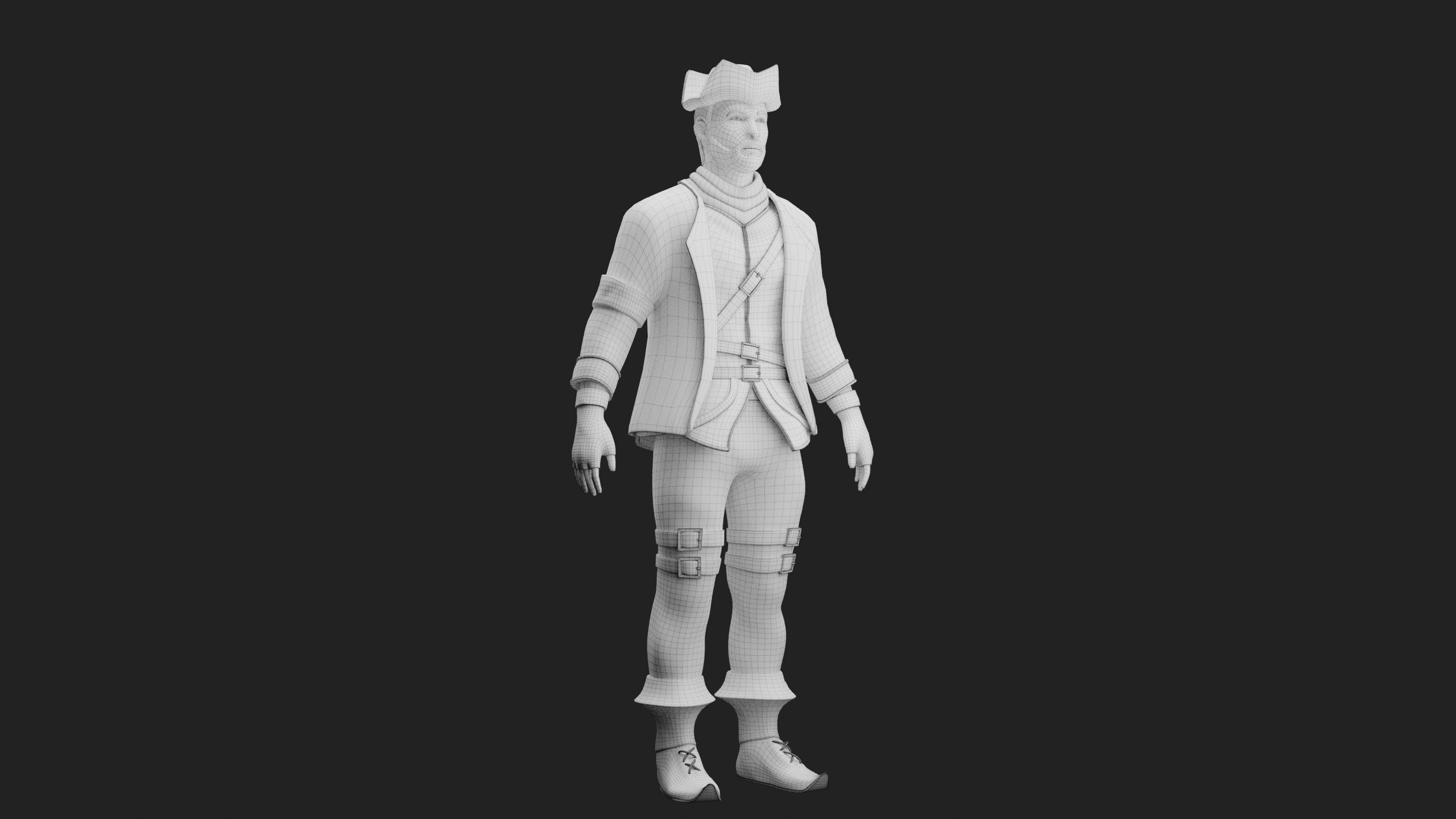 Pirate 3D Model 3D print model_7