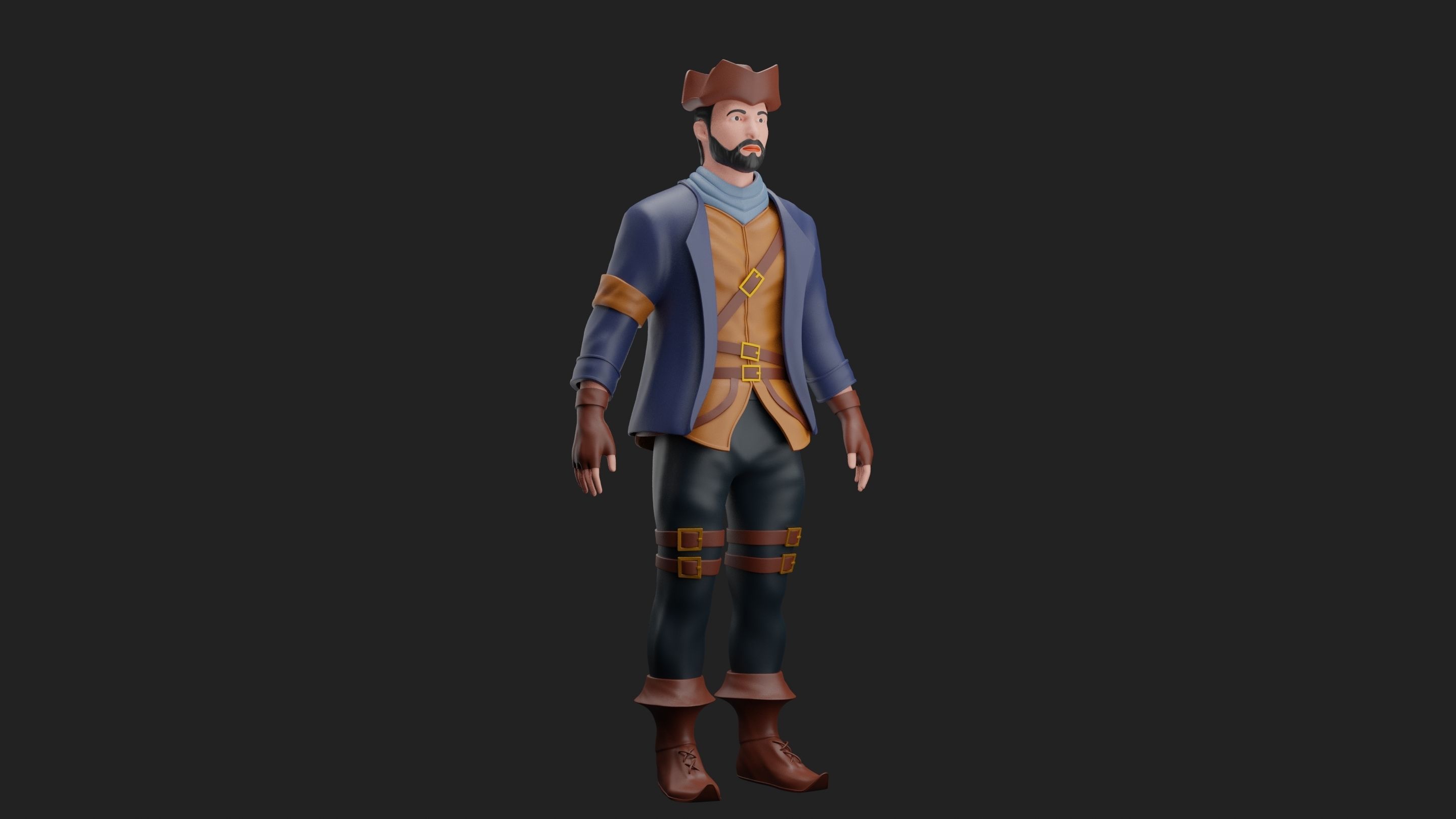 Pirate 3D Model 3D print model_1