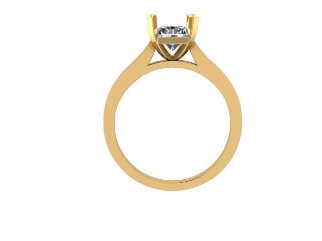 Ladies Diamond Ring   3D print model_8