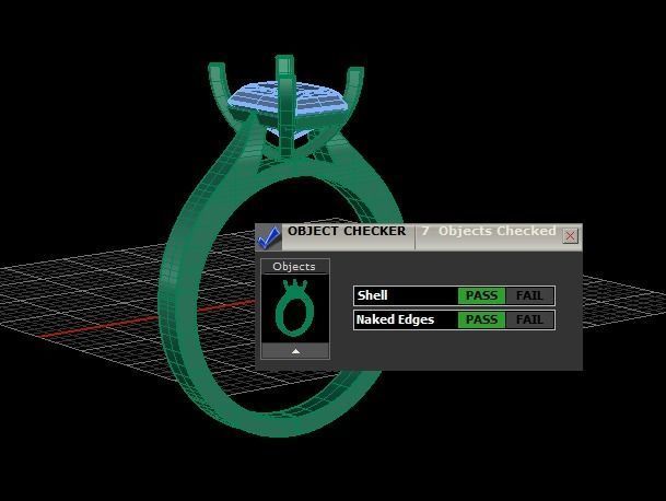 Ladies Diamond Ring   3D print model_10