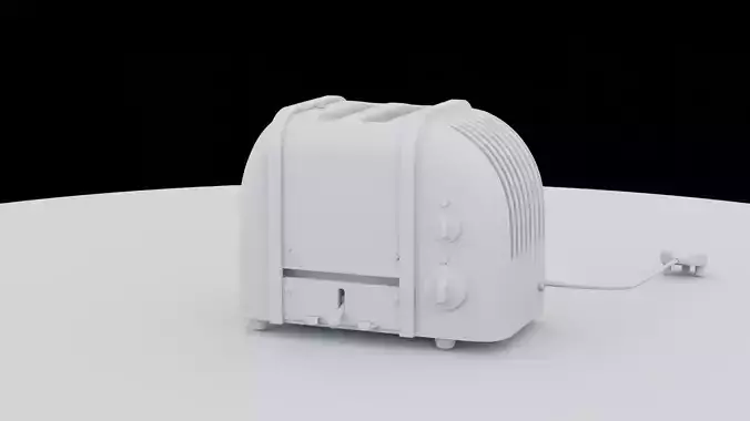 dualit two slice toaster 3D model dualit two slice toaster 3D model