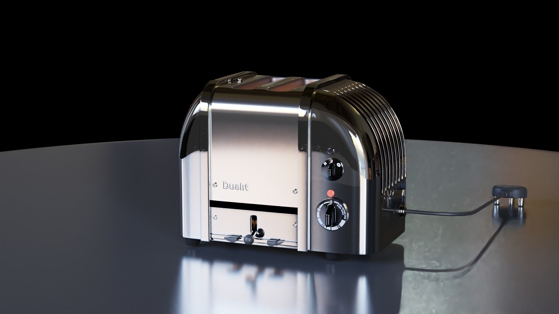 dualit two slice toaster 3D model_2