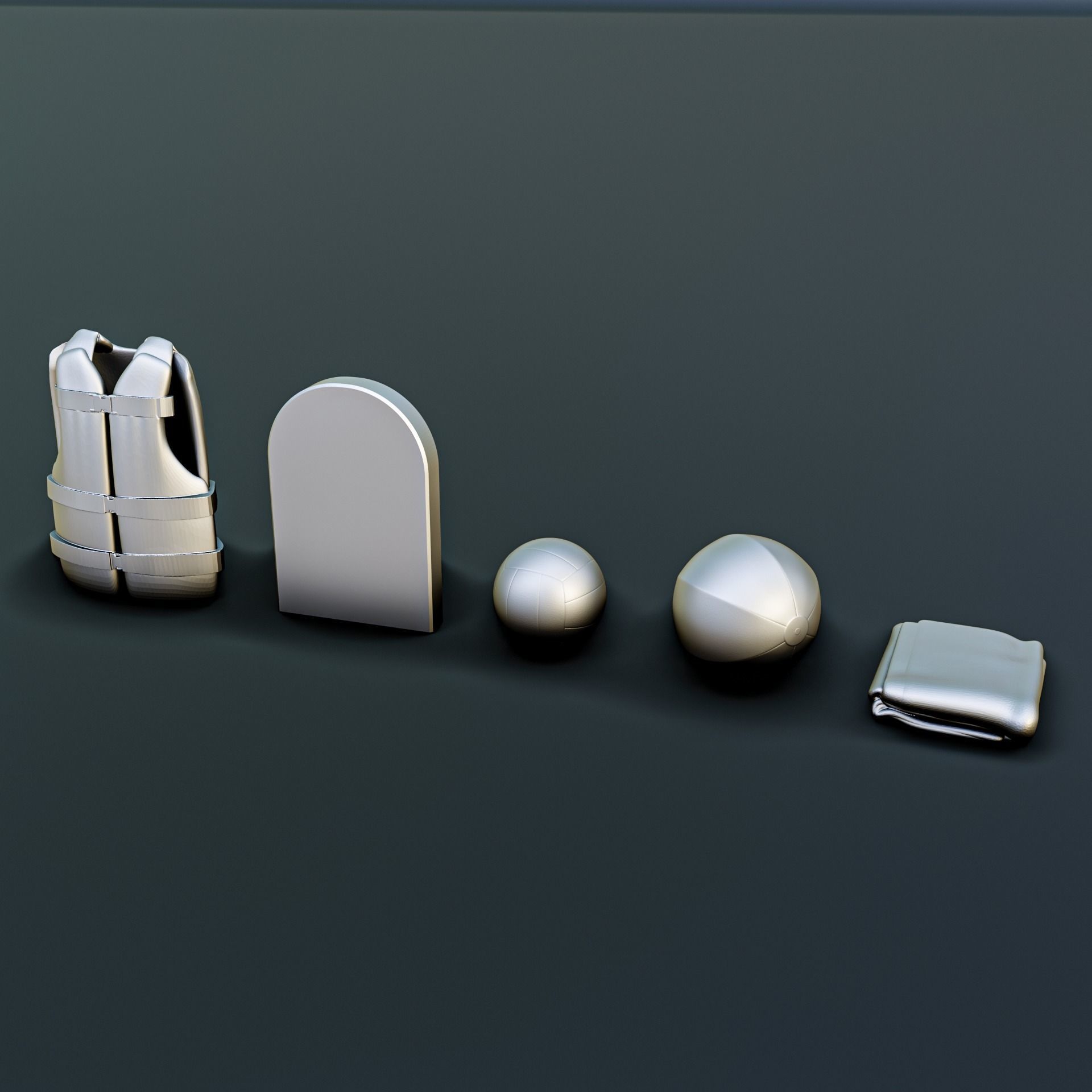 Beach Resort Diorama Pack 3D print model_7