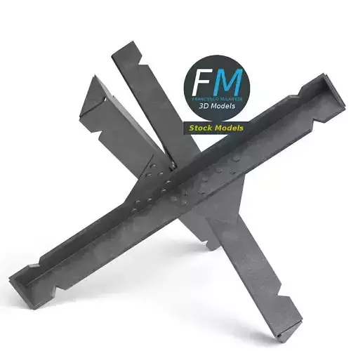 Czech hedgehog anti-tank obstacle 2