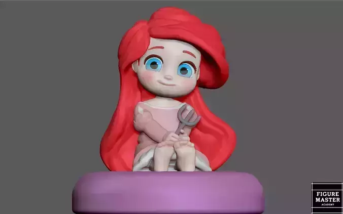 ARIEL BABY PINK DRESS LITTLE MERMAID PRINCESS DISNEY CUTE