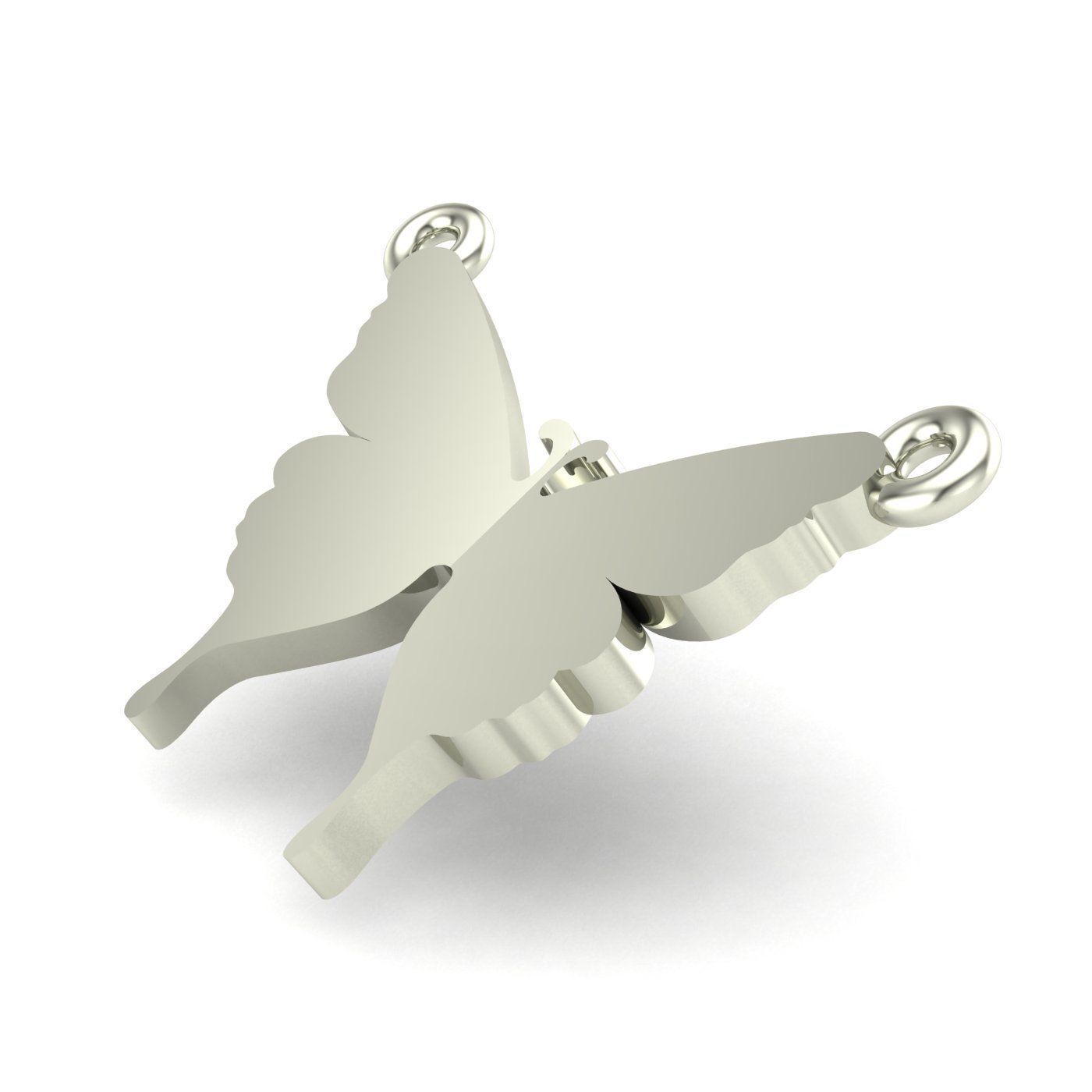 Butterfly Pendant - Flutter 3D print model_2