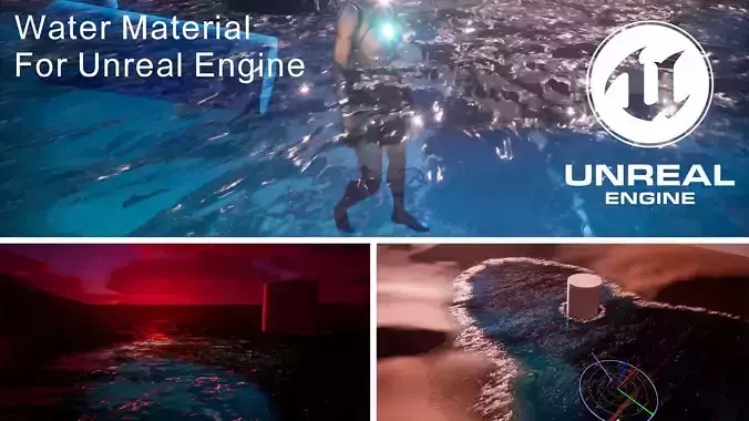 Material Water for Unreal Engine