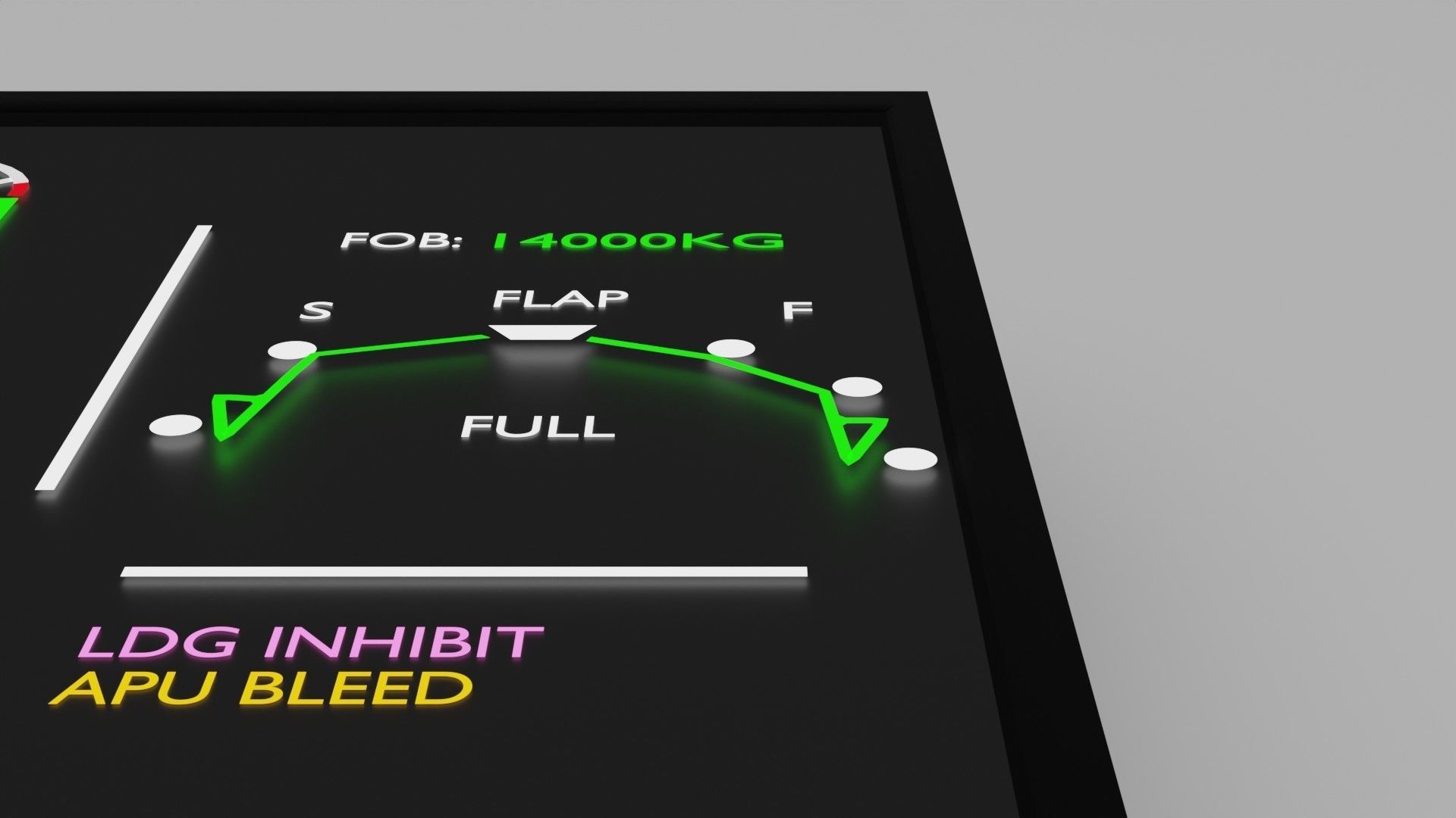 electronic centralised aircraft monitoring 3d model 3D model_12