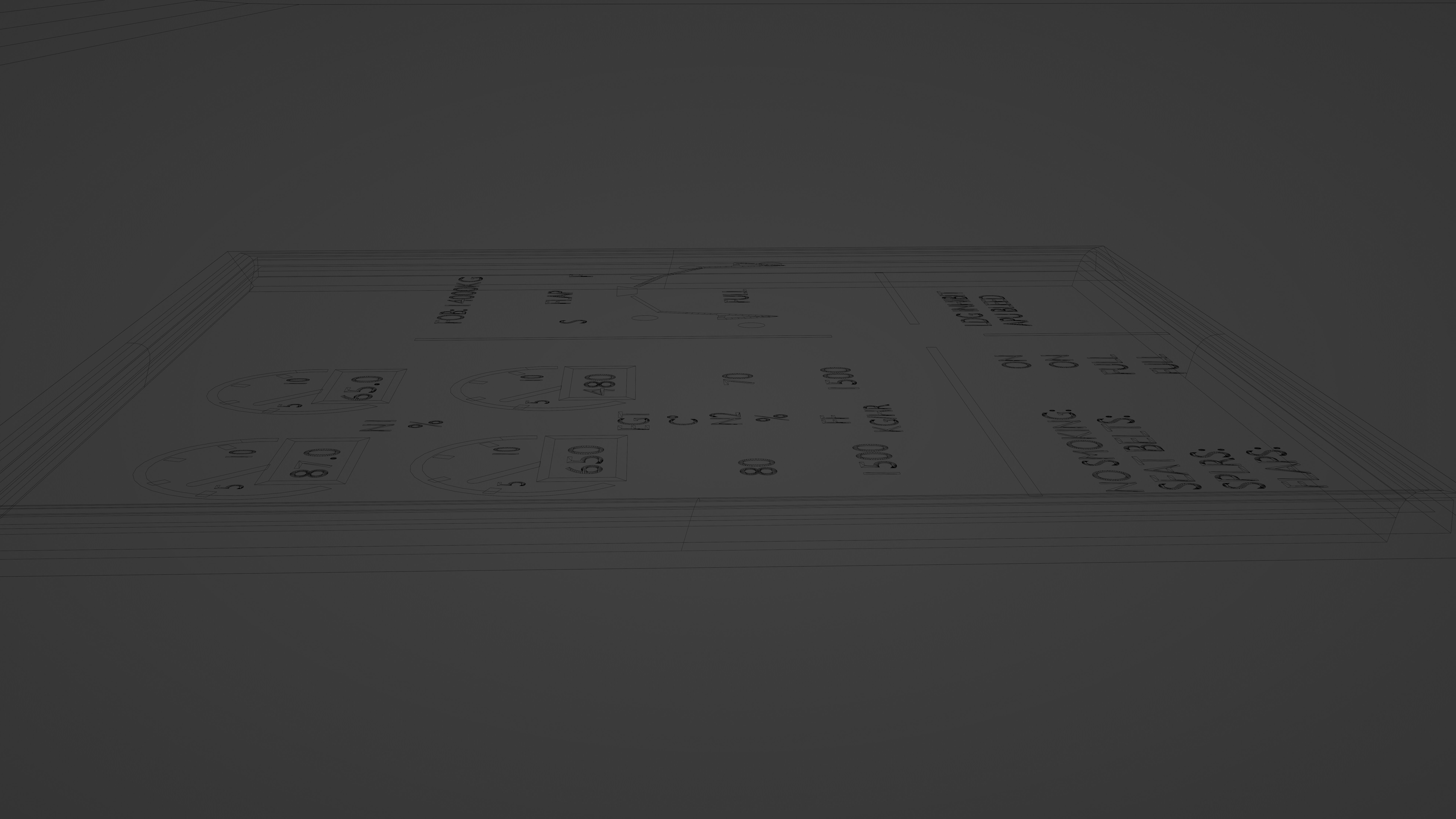 electronic centralised aircraft monitoring 3d model 3D model_5