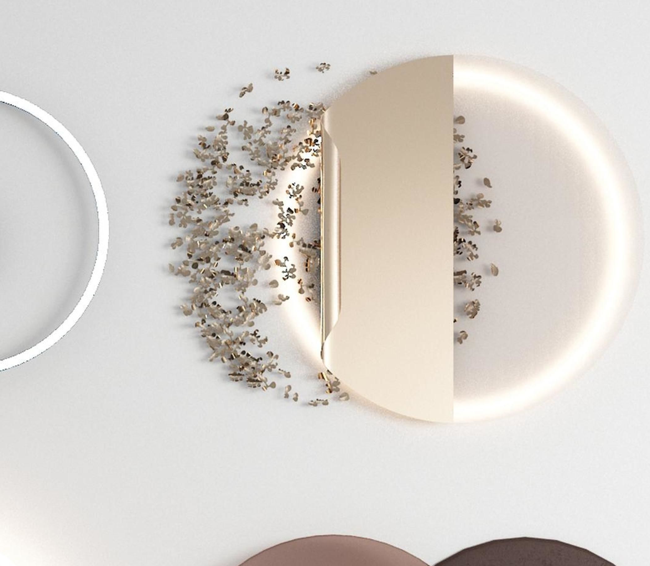 Modern wall creative lamp combination 3D model_2