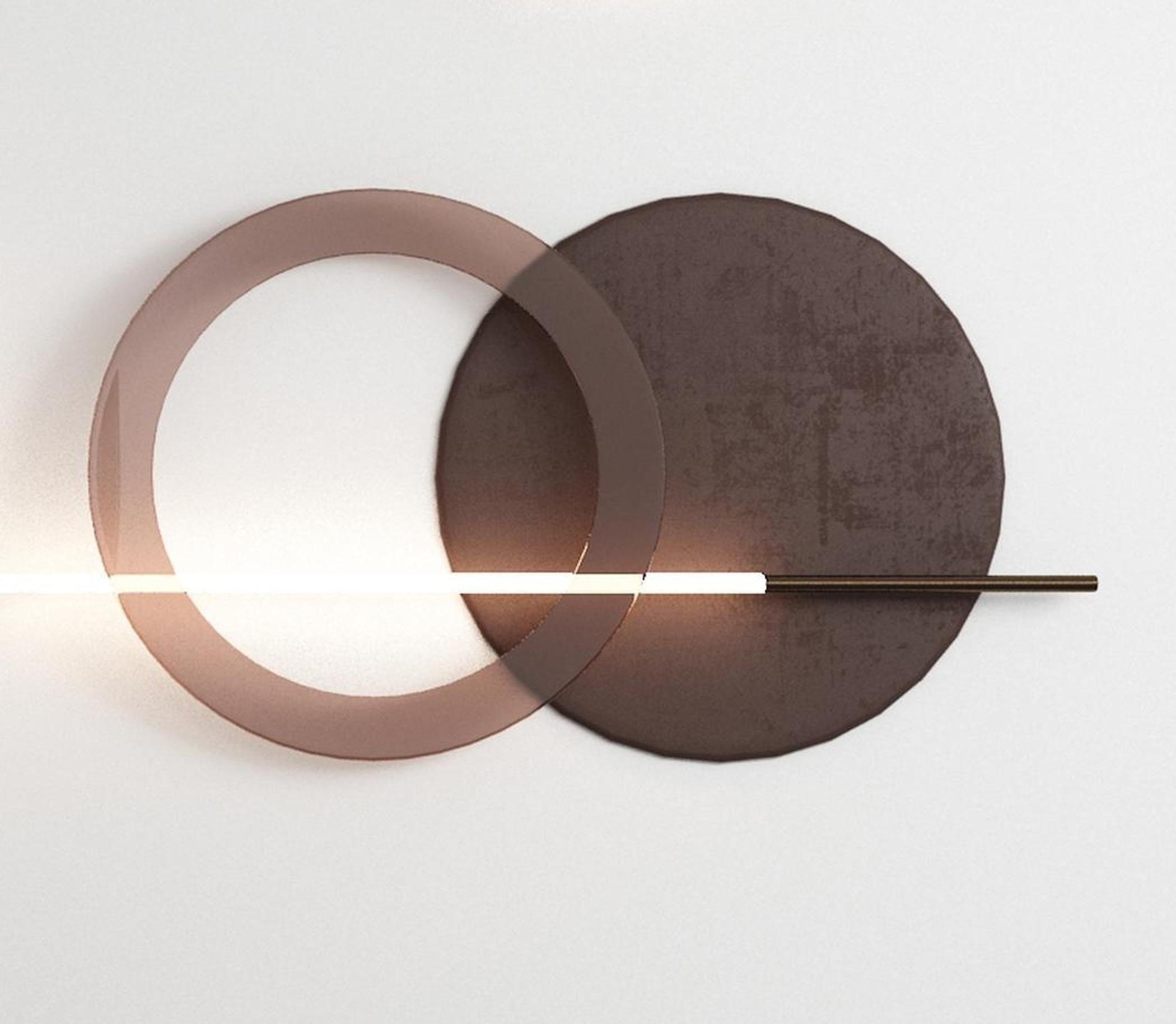 Modern wall creative lamp combination 3D model_4