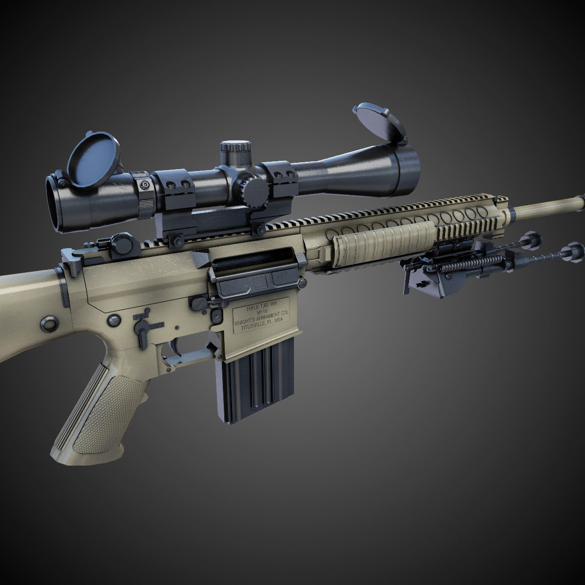 M110 SASS Hi-Res 3D model_2