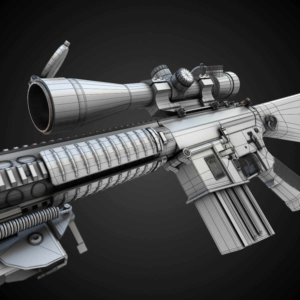 M110 SASS Hi-Res 3D model_9