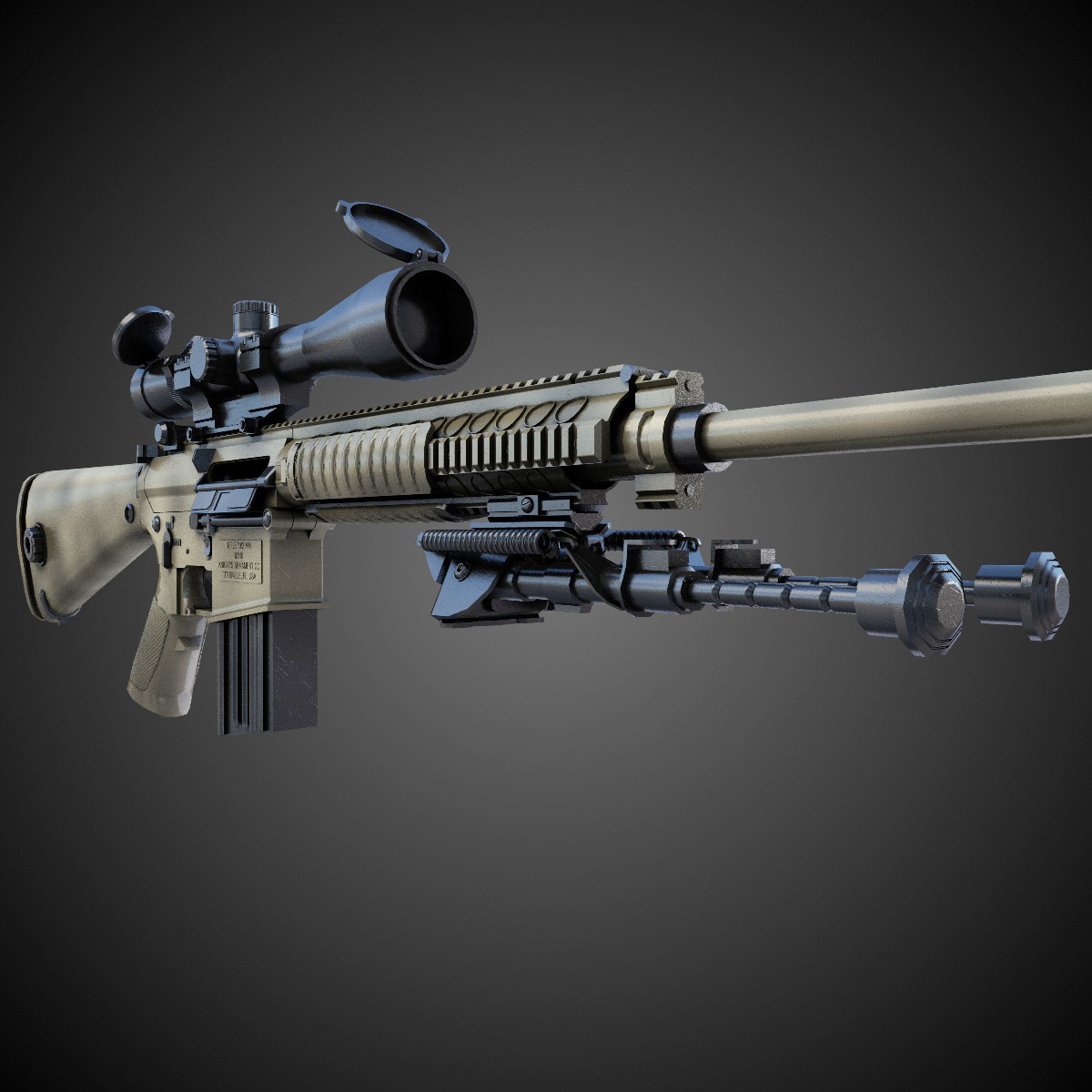 M110 SASS Hi-Res 3D model_1