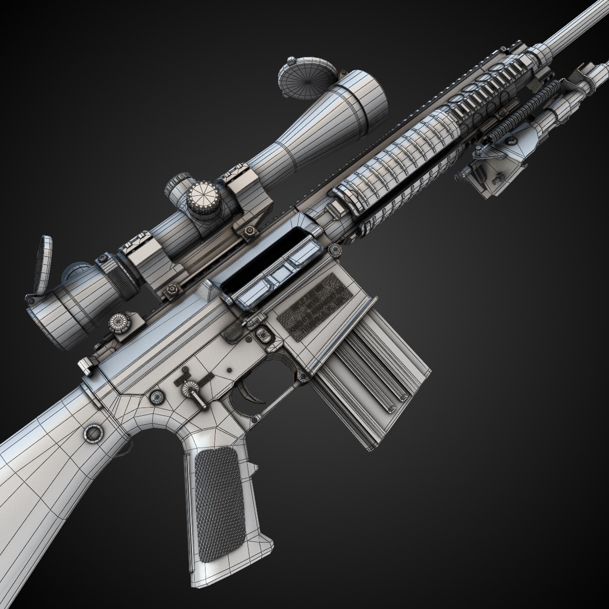 M110 SASS Hi-Res 3D model_8
