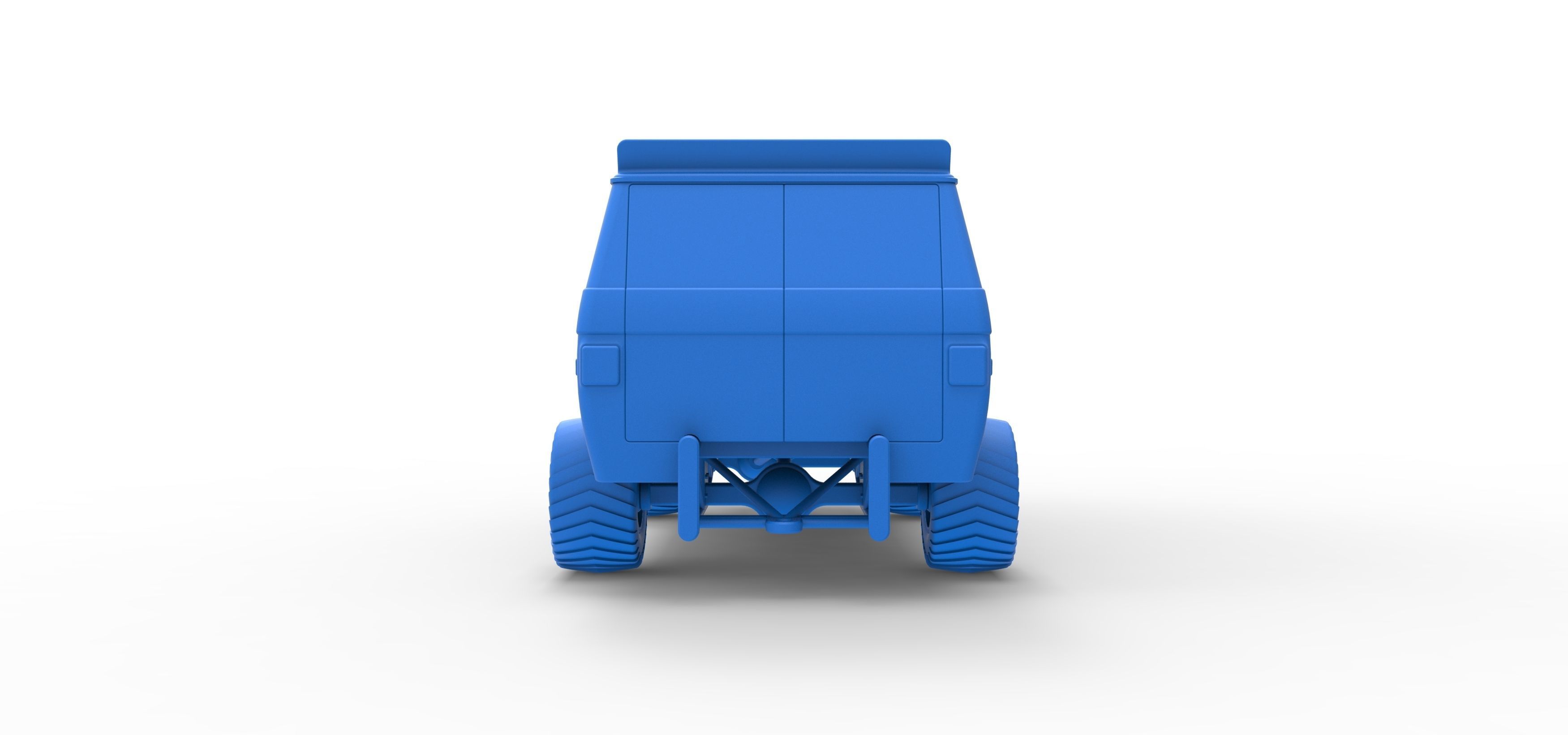 Pulling van 4wd Scale 1 to 25 3D print model_31