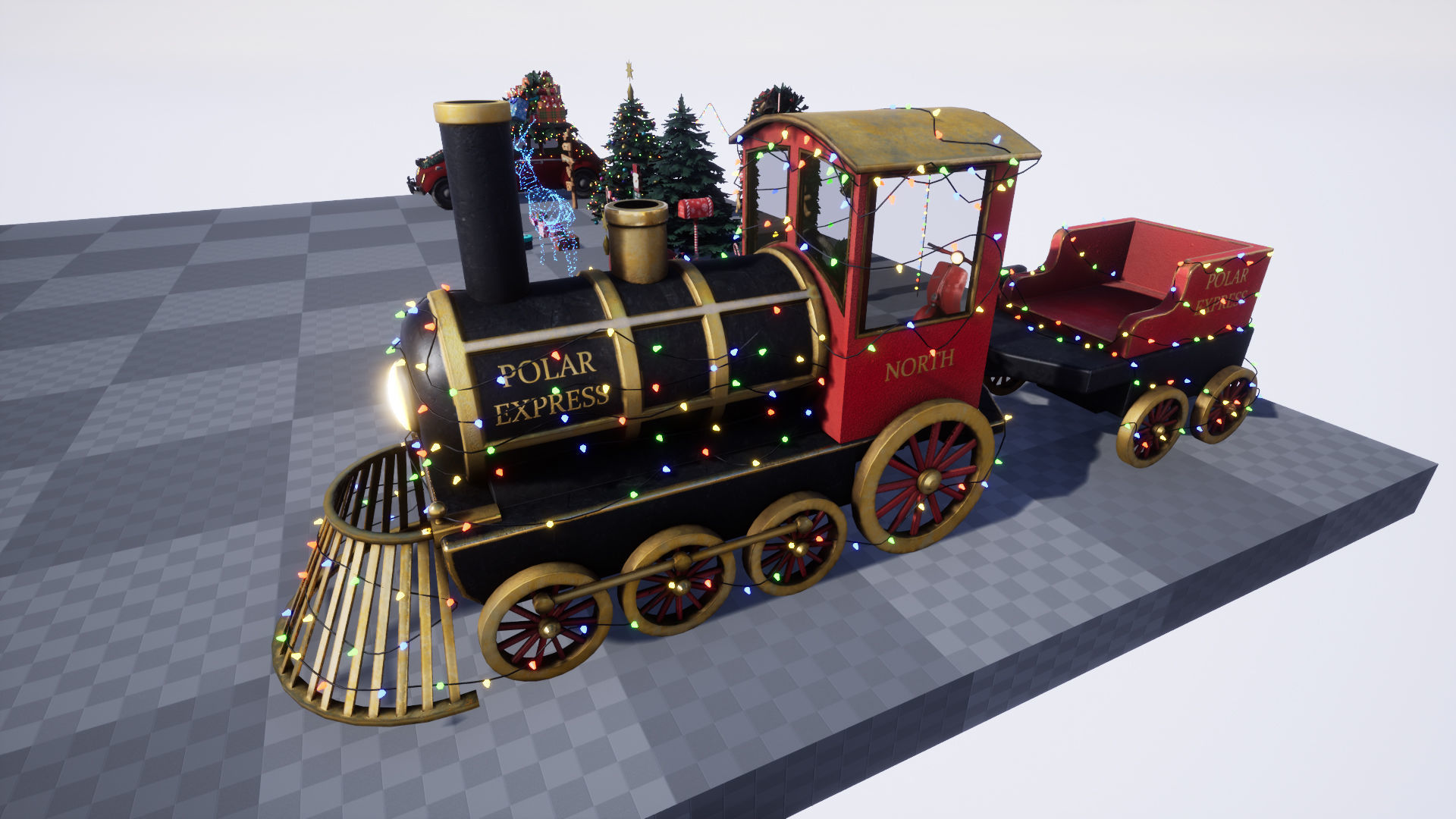 Christmas Pack Props  Low-poly 3D model_13