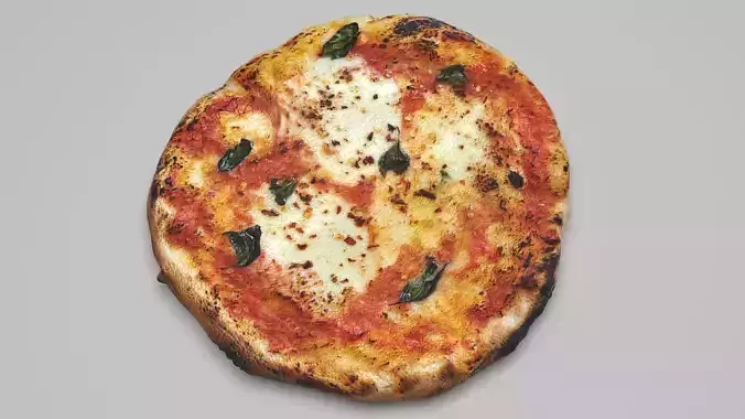 Margherita Pizza 3D model
