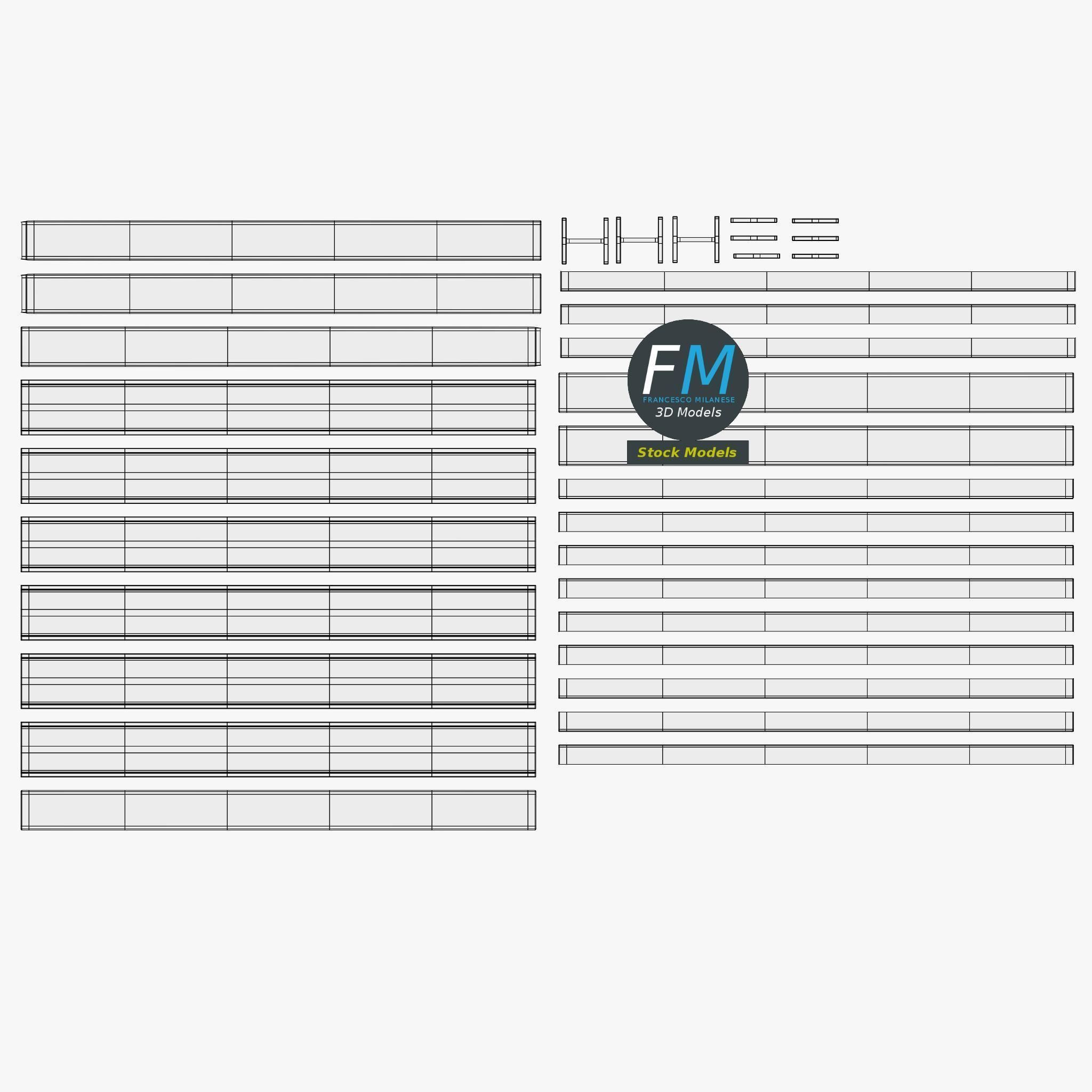 Czech hedgehog anti-tank obstacle 3 3D model_11