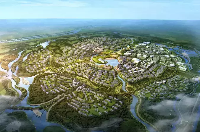 3Dmax fashion city commercial square building 155