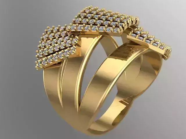 Diamond gold ring
