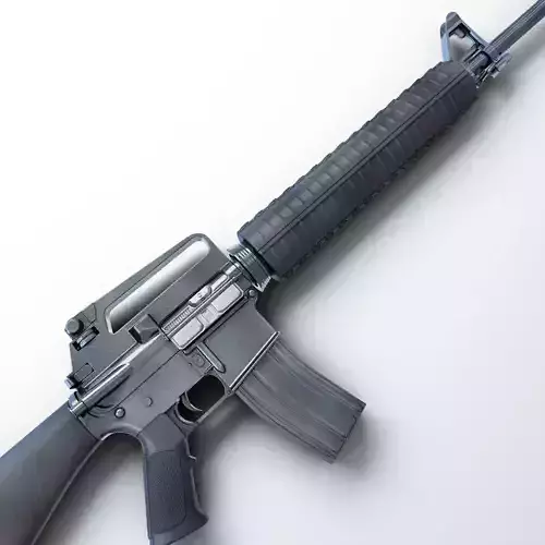 M16 Assault Rifle Hi-Res 3D model