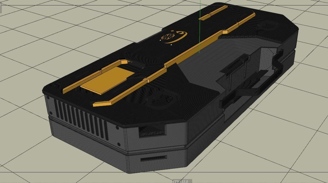 Futuristic crates hard surface realistic 3D model_2