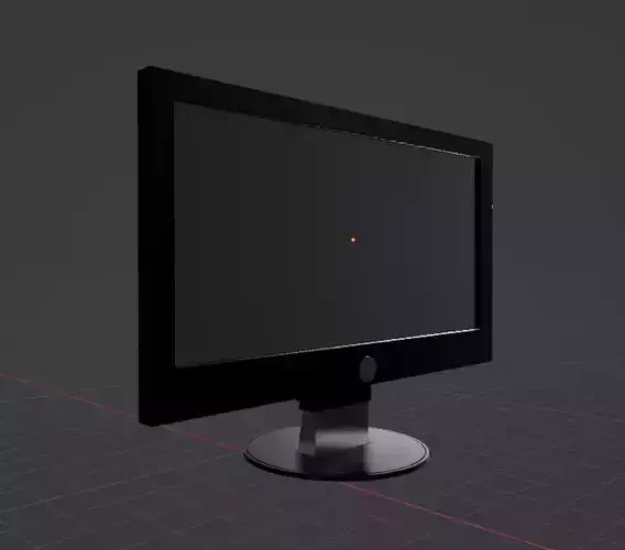 Slim Monitor 3D model for Desktop 3D print model