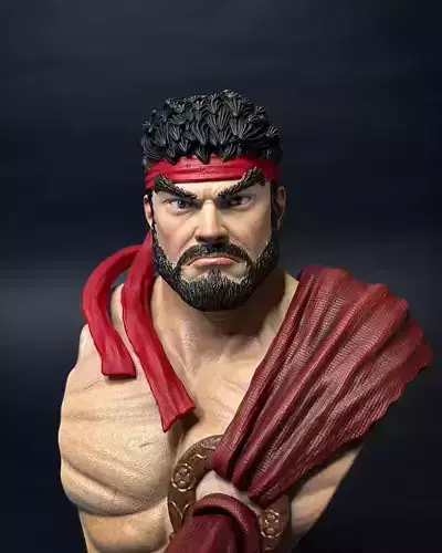 RYU STREET FIGHTER 6 3D STL 3D print model