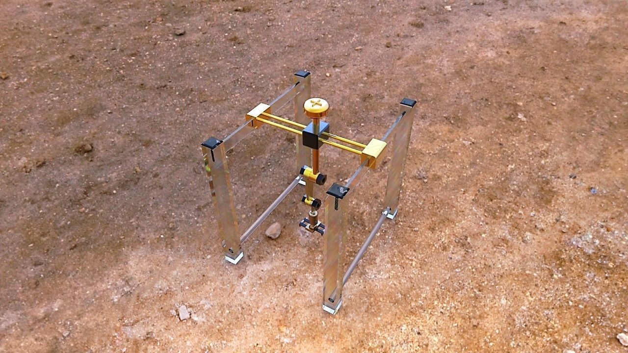 Gantry Robot 3D model_4