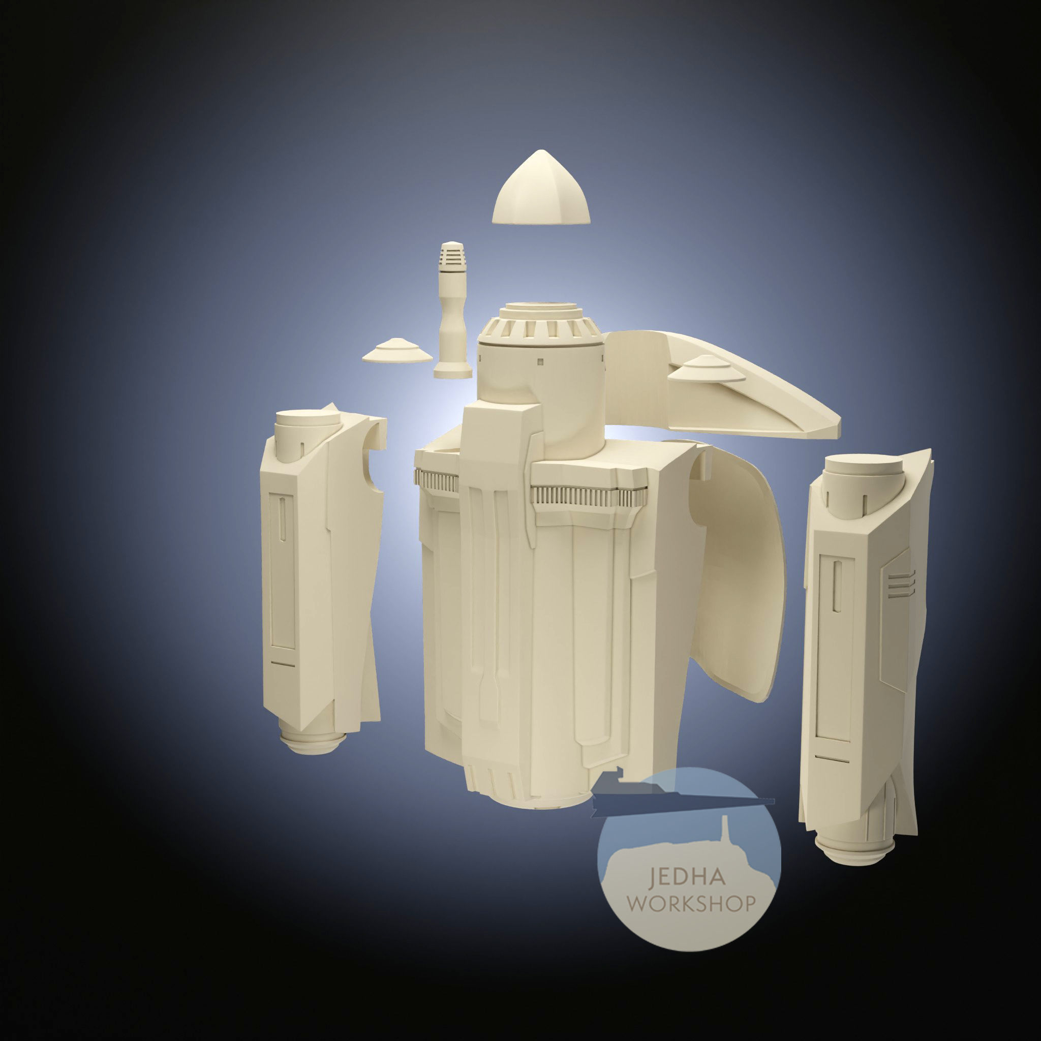 Bo Katan Kryze Full Armour 3D Print iles 3D print model_8