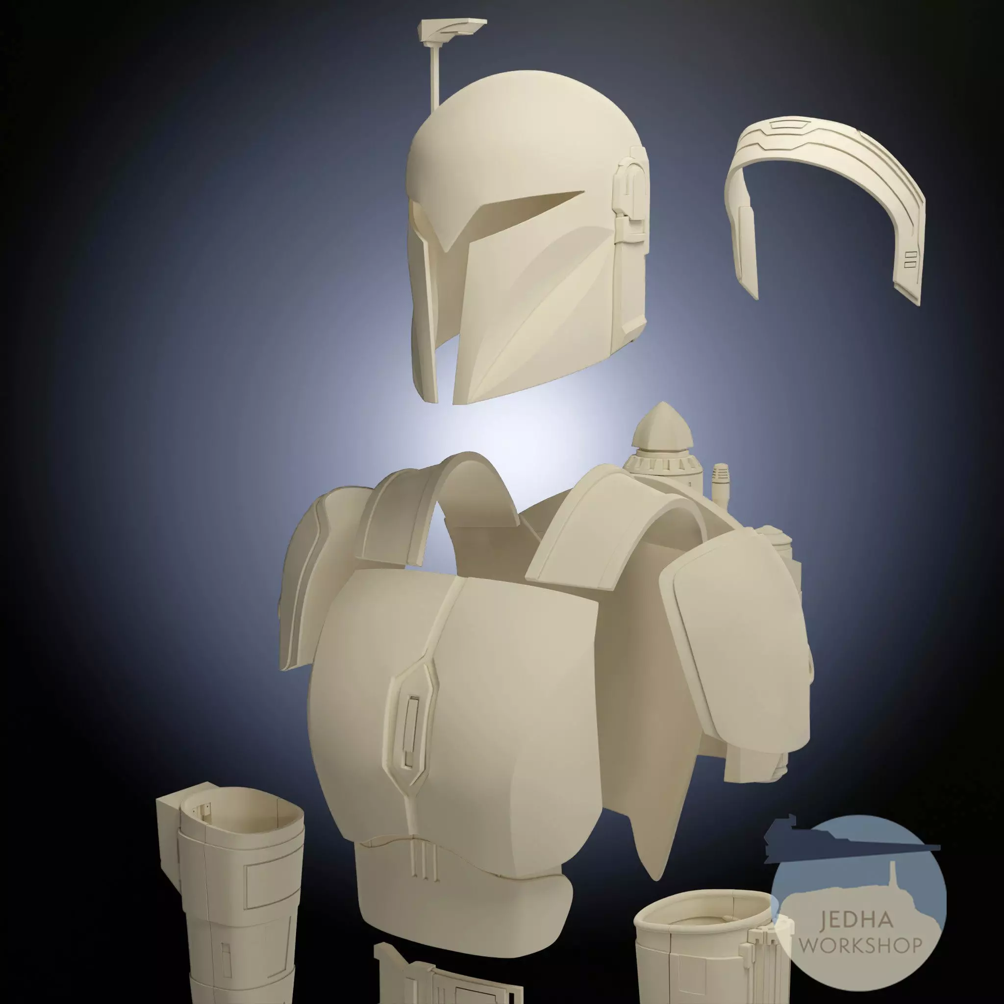 Bo Katan Kryze Full Armour 3D Print iles 3D print model_0