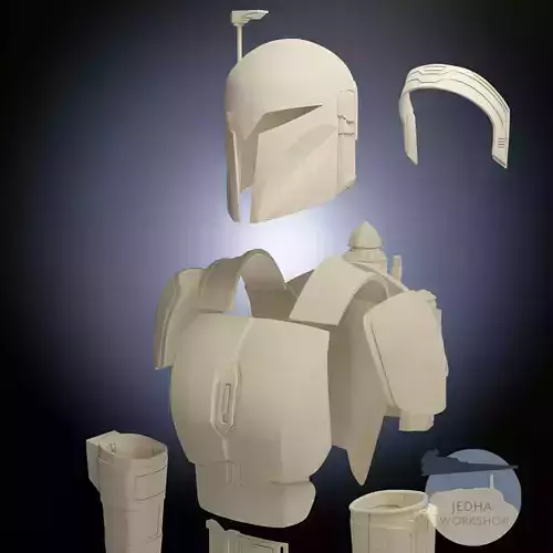 Bo Katan Kryze Full Armour 3D Print iles