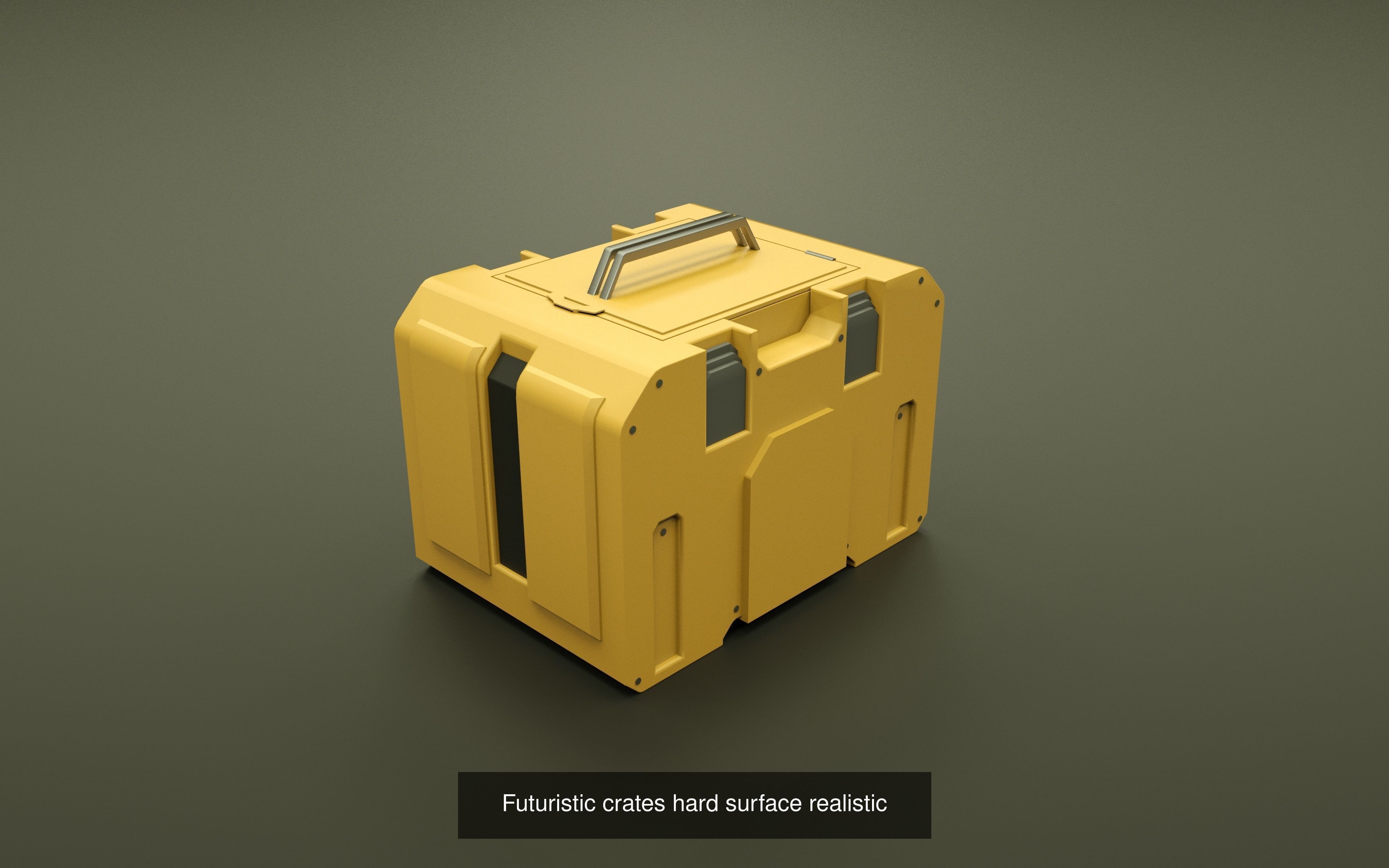 Futuristic crates hard surface realistic Collection _2