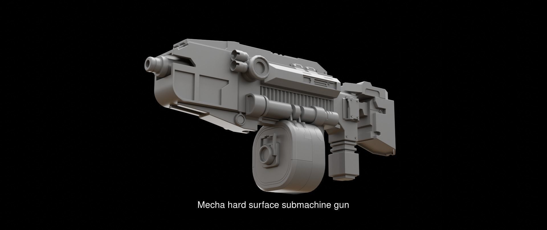 Mecha hard surface weapons collection _7